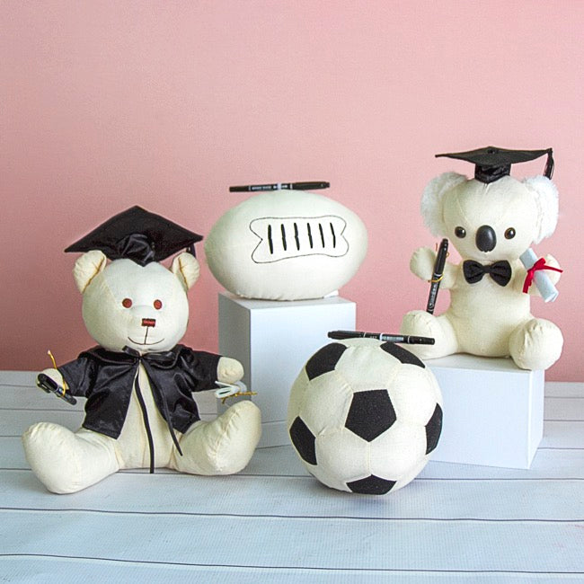 Signature Graduation Koala with Pen (25cmST)