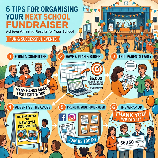 6 Tips for organising your next school fundraiser