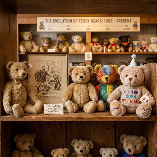 The History and Evolution of Teddy Bears: From Theodore Roosevelt to Personalisation