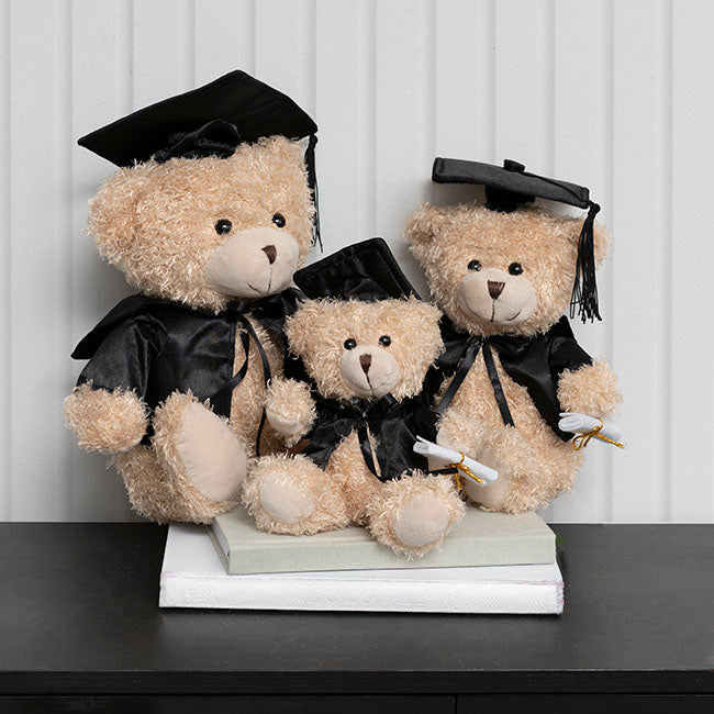 Graduation Teddy Bear Smarty Pants Light Brown with Cap & Scroll (20cmST)