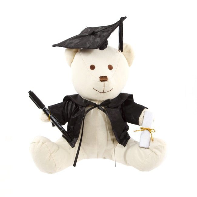 Signature Graduation Bear with Pen (25cmST)