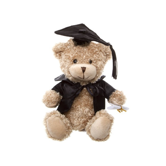 Graduation Teddy Bear Light Brown (15cmST)