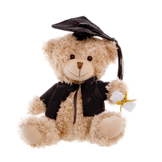 Graduation Teddy Bear Light Brown (25cmST)